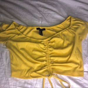 Yellow Crop Top
